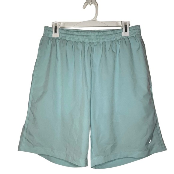 Men’s Peloton x Solfire Mint Green Blue Accelerate Athletic Shorts - Picture 1 of 10